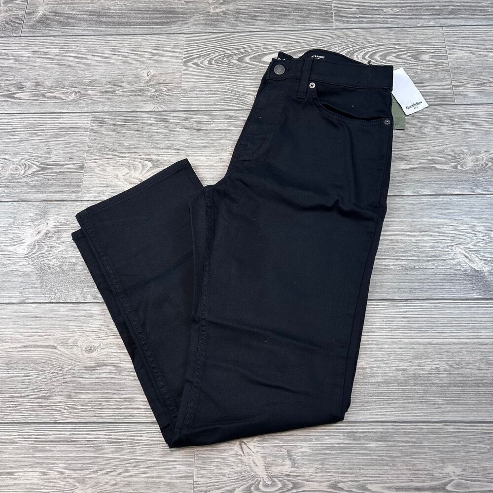 Goodfellow & Co. Total Flex Straight Fit Jeans Black 32x32 NWT
